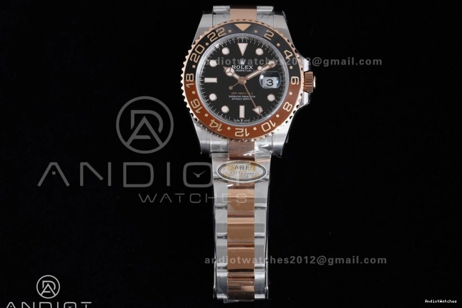 SS SH3285 New Best RG Edition 855 126711 CHNR V 1:1 GMT SS on ARF FastDry Bracelet 904L Master II 1222